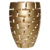 Badash Crystal Gold Wall 12 Inch Vase