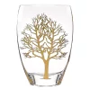 Badash Crystal Gold Tree Of Life Vase
