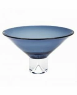 Badash Crystal Monaco Midnight Blue Decorative Bowl