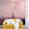 Deny Designs Bianca Green Stardust Covering New York 12'x8' Wall Mural