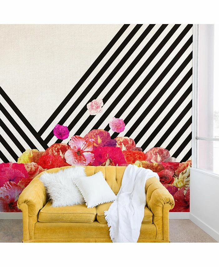 Deny Designs Bianca Green Floraline II 8'x8' Wall Mural