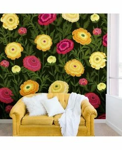 Deny Designs Iveta Abonlina Ranunculus Love 8'x8' Wall Mural