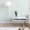 Deny Designs Holli Zollinger French Linen Grid Emerald 2'x8' Wallpaper