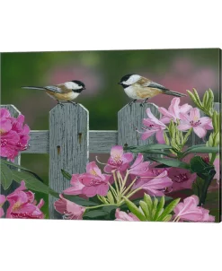 Metaverse Back Yard Chat By William Vanderdasson Canvas Art