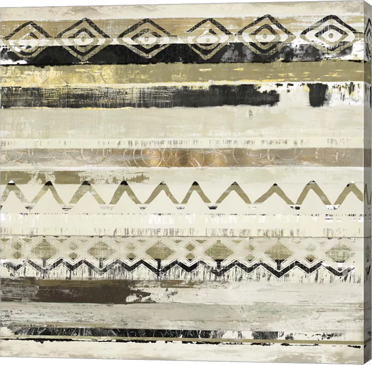 Metaverse African Patchwork I By Tom Reeves Canvas Art