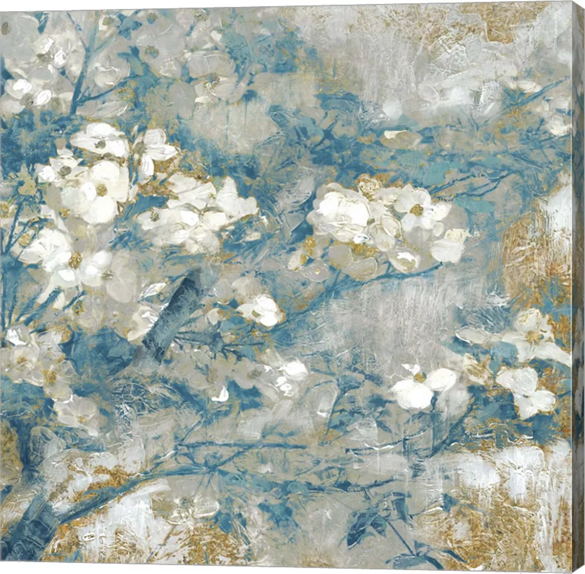Metaverse Golden Dogwood Ii By Edward Selkirk Canvas Art