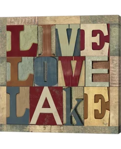 Metaverse Lake Living Printe2 By Tara Reed Canvas Art