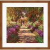 Metaverse A Pathway In Monets By Claude Monet Framed Art