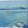 Metaverse Lake Edge I By Sue Schlabach Canvas Art