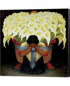 Metaverse El Vendedor De Alcatraces By Diego Rivera Canvas Art