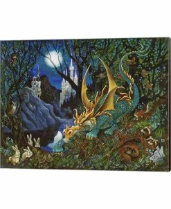 Metaverse Oon Dragon By Bill Bell Canvas Art