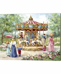 Metaverse Gical Horses By Barbara Mock Canvas Art