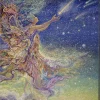 Metaverse Catch A Falling Star By Josephine Wall Canvas Art