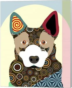 Metaverse Australian Cattle Dog By Lanre Adefioye Canvas Art