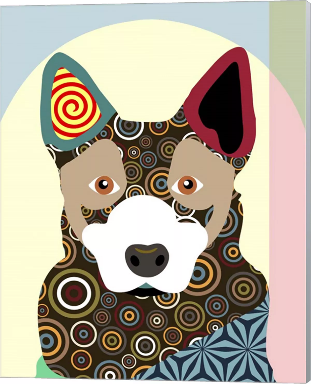 Metaverse Australian Cattle Dog By Lanre Adefioye Canvas Art