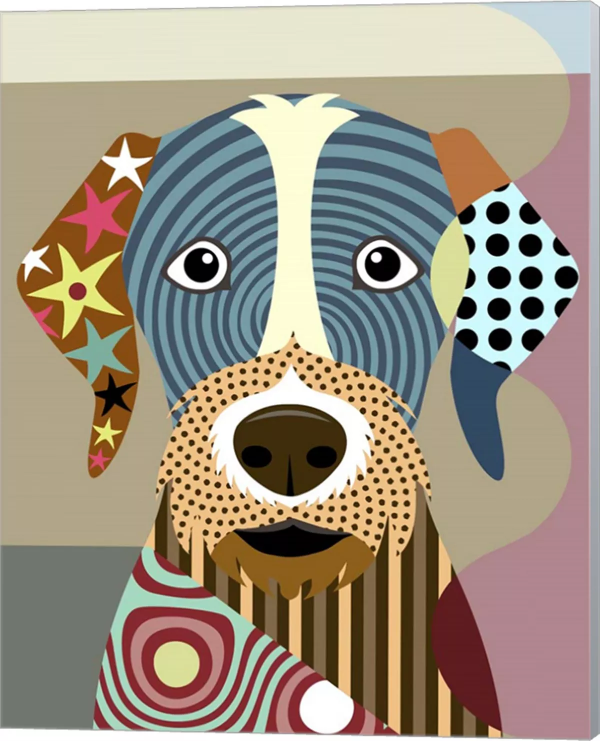 Metaverse German Wirehaired Pointer By Lanre Adefioye Canvas Art