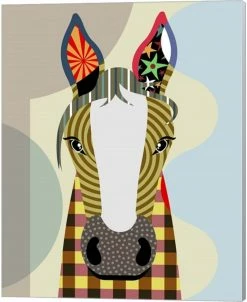 Metaverse Horse Play By Lanre Adefioye Canvas Art