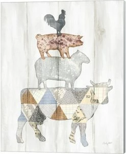 Metaverse Farm Family I By Courtney Prahl Canvas Art