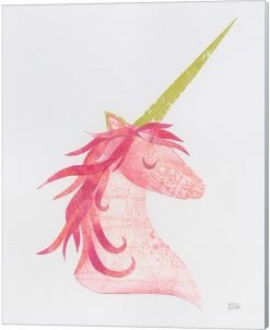 Metaverse Unicorn Magic I By Melissa Averinos Canvas Art