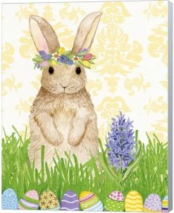 Metaverse Spring Bunny Ii By Kathleen Parr Mckenna Canvas Art