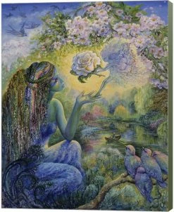 Metaverse The Messenger By Josephine Wall Canvas Art