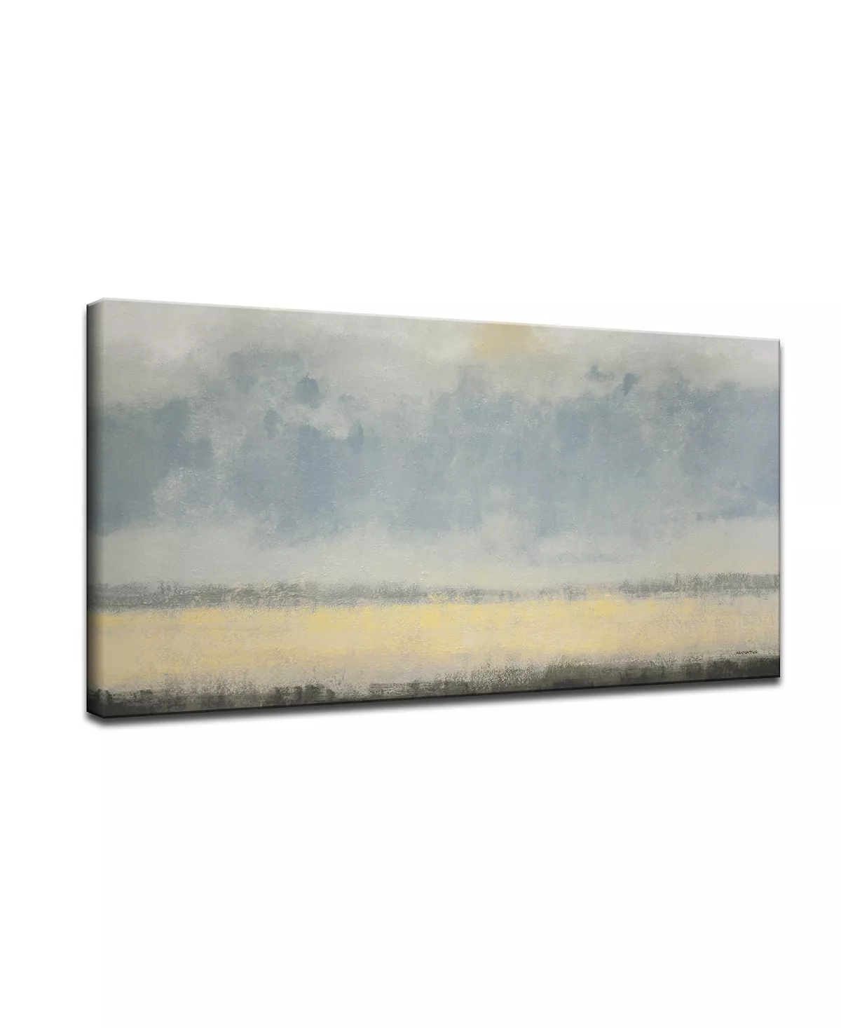 Ready2HangArt 'Beach Breeze' Seascape Abstract Canvas Wall Art, 18x36 - Image 2