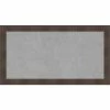 Amanti Art Whiskey Brown Rustic 26x14 Framed Magnetic Board