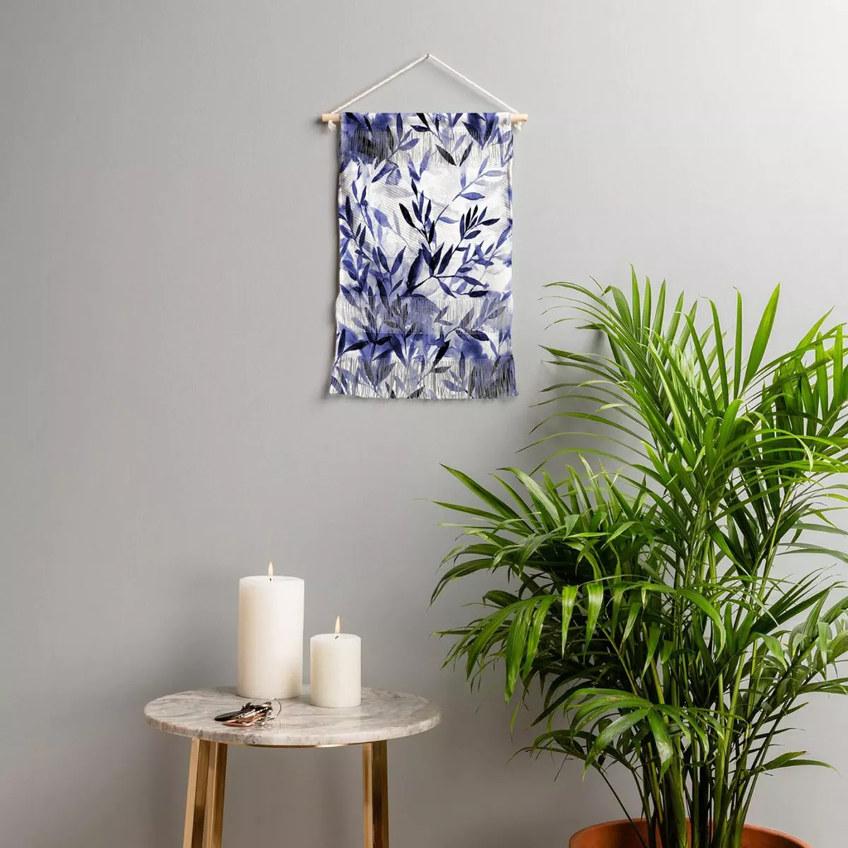 Deny Designs Jacqueline Maldonado Changes Indigo Wall Hanging Portrait, 22x32 - Image 2