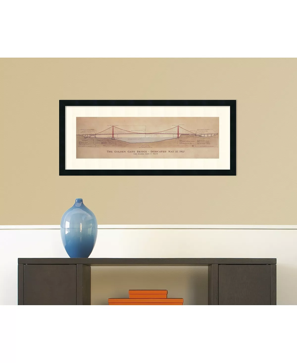 Amanti Art Golden Gate Bridge Framed Art Print - Image 5