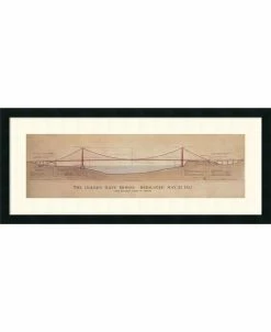 Amanti Art Golden Gate Bridge Framed Art Print