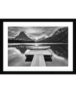 Amanti Art Two Medicine Lake Framed Art Print