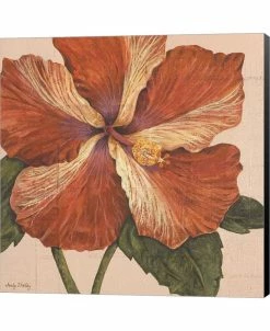 Metaverse Island Hibiscus I By Judy Shelby Canvas Art