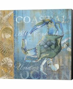 Metaverse Crab And Sea By Art Licensing Studio Canvas Art