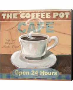 Metaverse Coffee Pot By Fiona Stokes-Gilbert Canvas Art