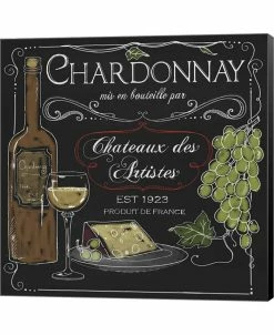 Metaverse Wine Chalkboard IV By Fiona Stokes-Gilbert Canvas Art