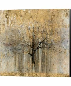 Metaverse Open Arms Gold By Kellie Day Canvas Art