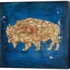 Metaverse Lodge Pole Pine Bison By LightBoxJournal Canvas Art