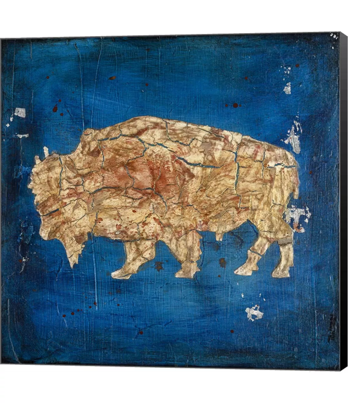 Metaverse Lodge Pole Pine Bison By LightBoxJournal Canvas Art