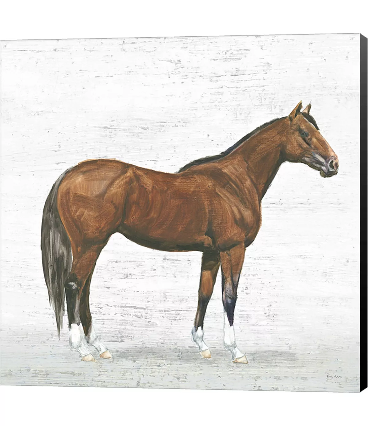 Metaverse Natural Charm I Sq On Wood By Janelle Penner Canvas Art