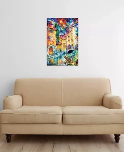 ICanvas The Window To The Past By Leonid Afremov Gallery-Wrapped Canvas Print