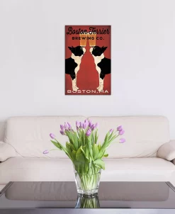 ICanvas Boston Terrier Brewing Co. (Boston, MA) By Ryan Fowler Gallery-Wrapped Canvas Print