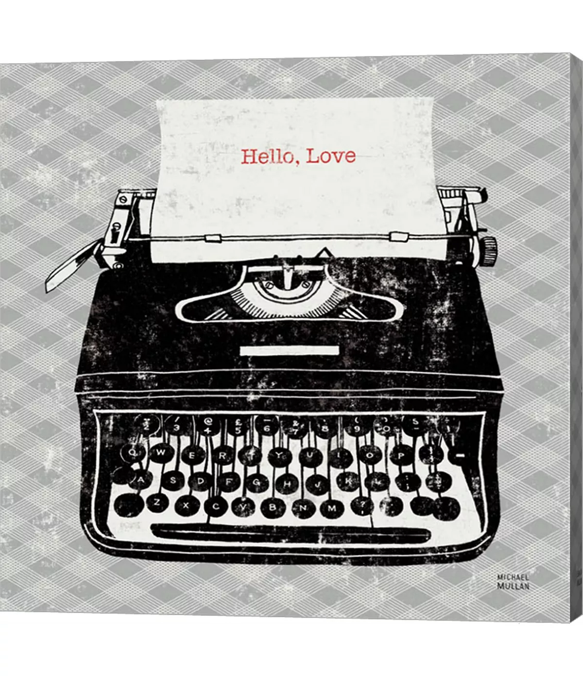 Metaverse Vintage Analog Typewriter By Michael Mullan Canvas Art 1 Metaverse Vintage Analog Typewriter By Michael Mullan Canvas Art