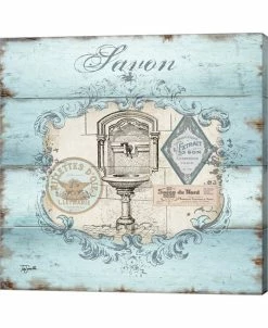 Metaverse Rustic French Bath I By Tre Sorelle Studios Canvas Art