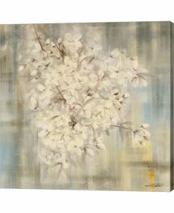 Metaverse White Cherry Blossom I By Li Bo Canvas Art