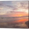 Metaverse Beach Wood White By Susan Bryant Canvas Art