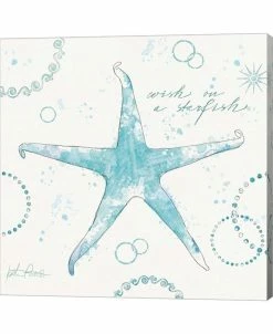 Metaverse Coastal Splash I By Katie Pertiet Canvas Art