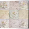 Metaverse Vintage Tea By Symposium Design Canvas Art