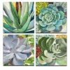 Ready2HangArt 'Botanical Bliss' 4 Piece Floral Canvas Wall Art Set, 48x48