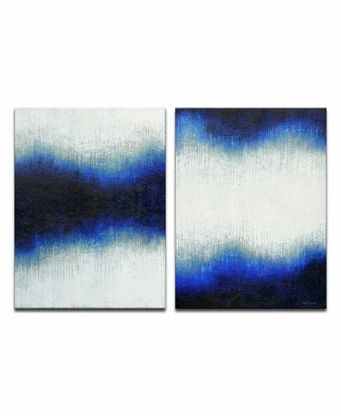 Ready2HangArt 'Currents And Tides' 2 Piece Canvas Wall Art Set
