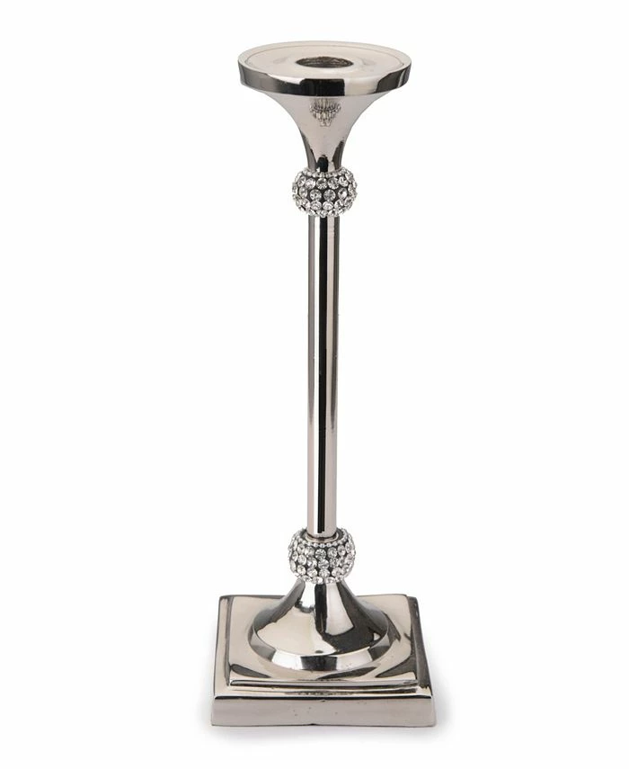 Classic Touch Prism Candle Holder With Diamonds